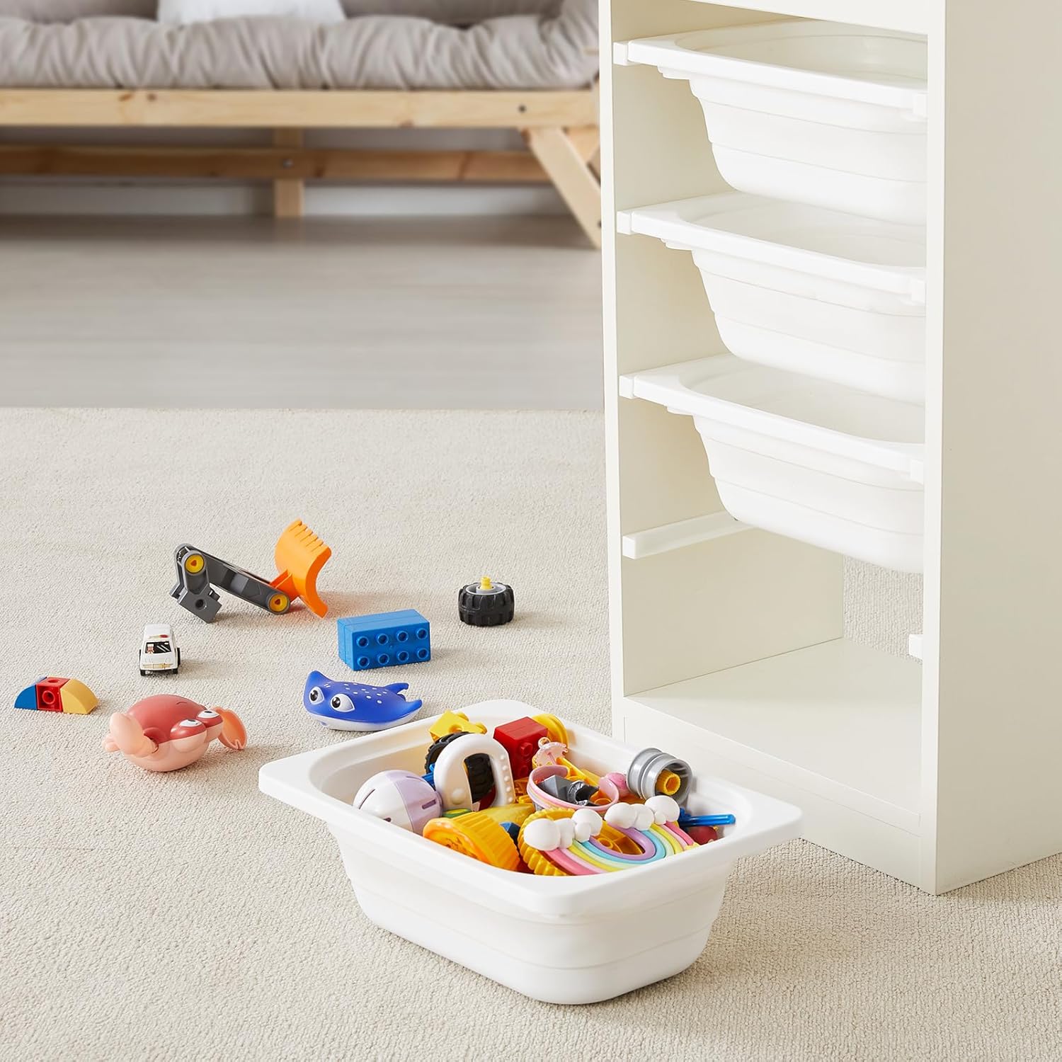 Combination Storage Rack with Storage Box